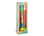 B. toys - Clean ‘n’ Play - Wooden Cleaning Playset - Multi