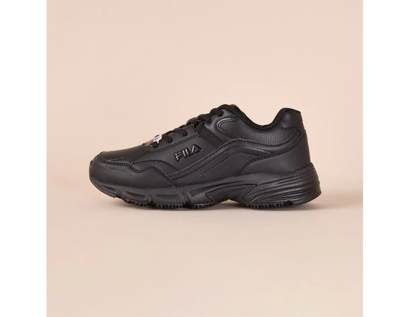 Fila Womens Totona PU Sneakers - Black