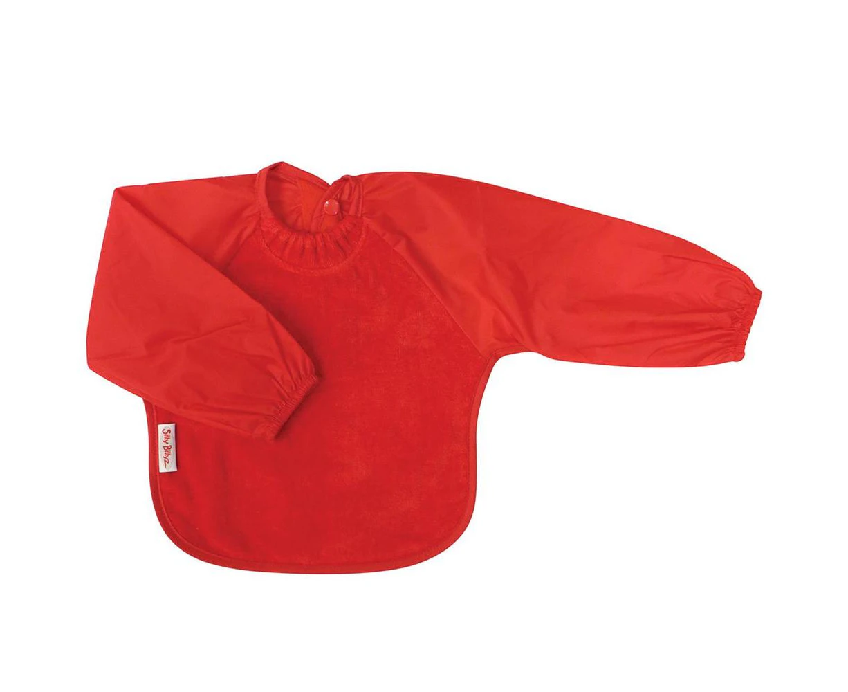 Towel Long Sleeve Bib (Red)