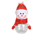 Christmas Candy Jar Storage Bottle - Snowman
