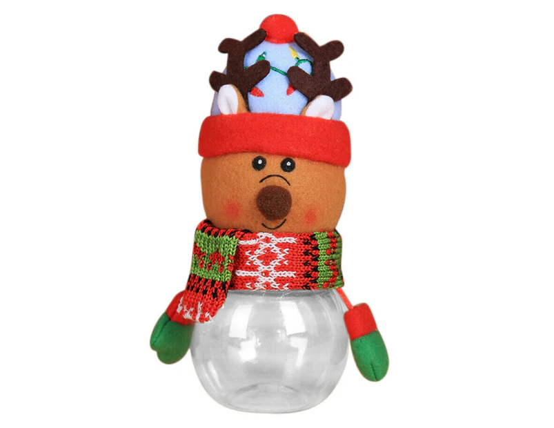 Christmas Candy Jar Storage Bottle - Elk