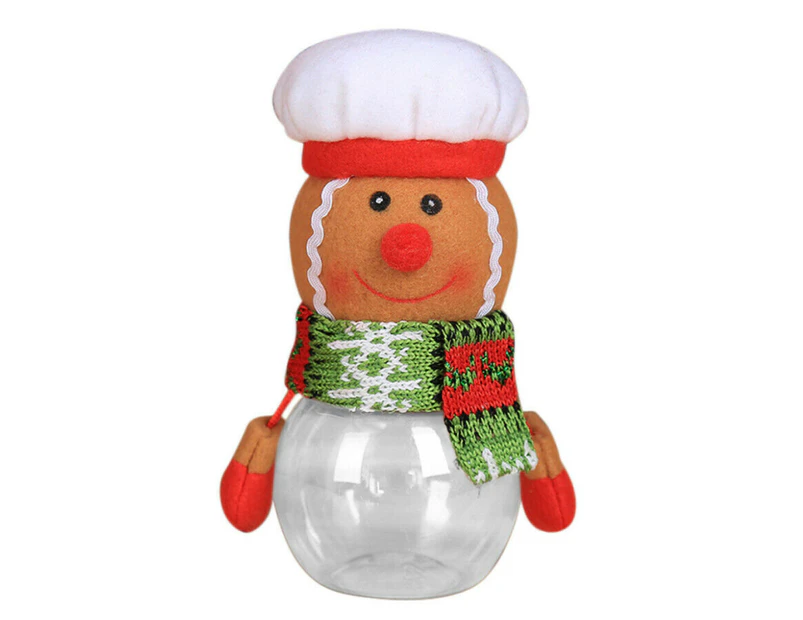 Christmas Candy Jar Storage Bottle - Gingerbread Man