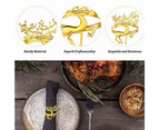 Napkin Rings Deer Buckles Party Table Napkin Christmas Decoration - Gold