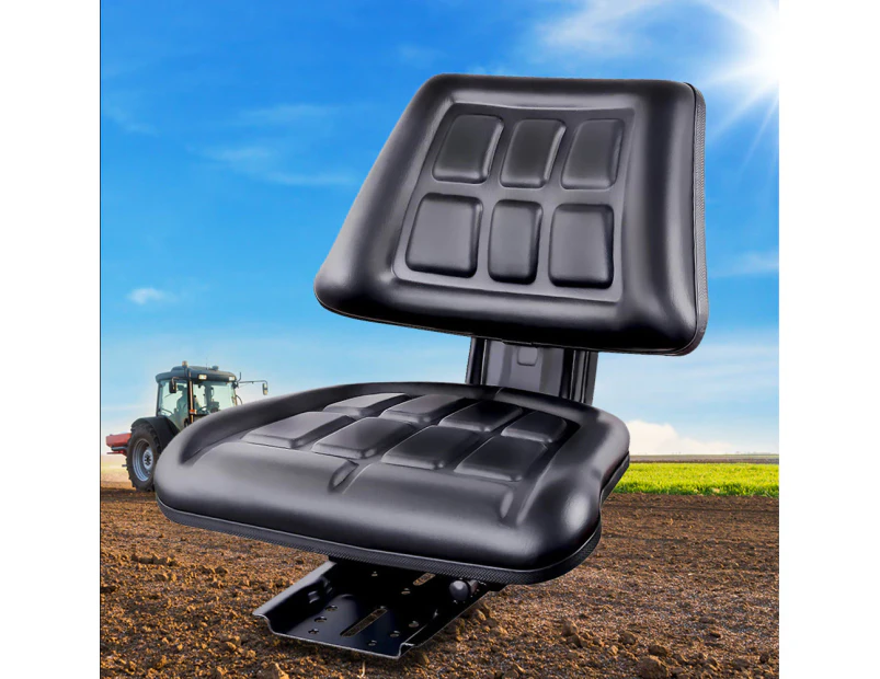 Giantz Tractor Seat Forklift Excavator Truck Universal Replacement PU Chair