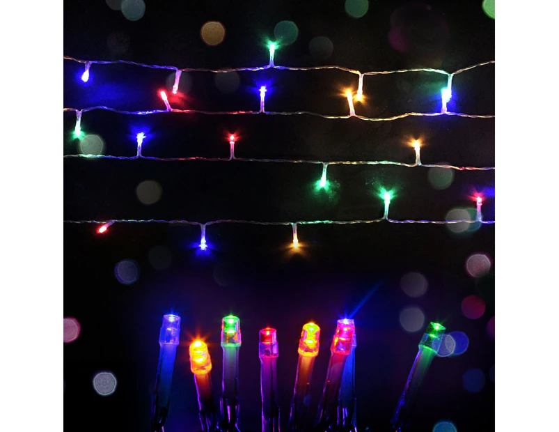 Jingle Jollys Christmas Lights 50M String Fairy Light Decorations Warm White