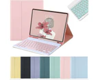 iPad 9th Gen Generation 10.2 Inch 2021 Bluetooth Keyboard Case Cover with Pencil Holder - Light Blue