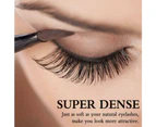 sunwoif 7 Pairs 25mm Long Wispy Fluffy Hair 3D Mink False Eyelashes Lash Extension - KS071