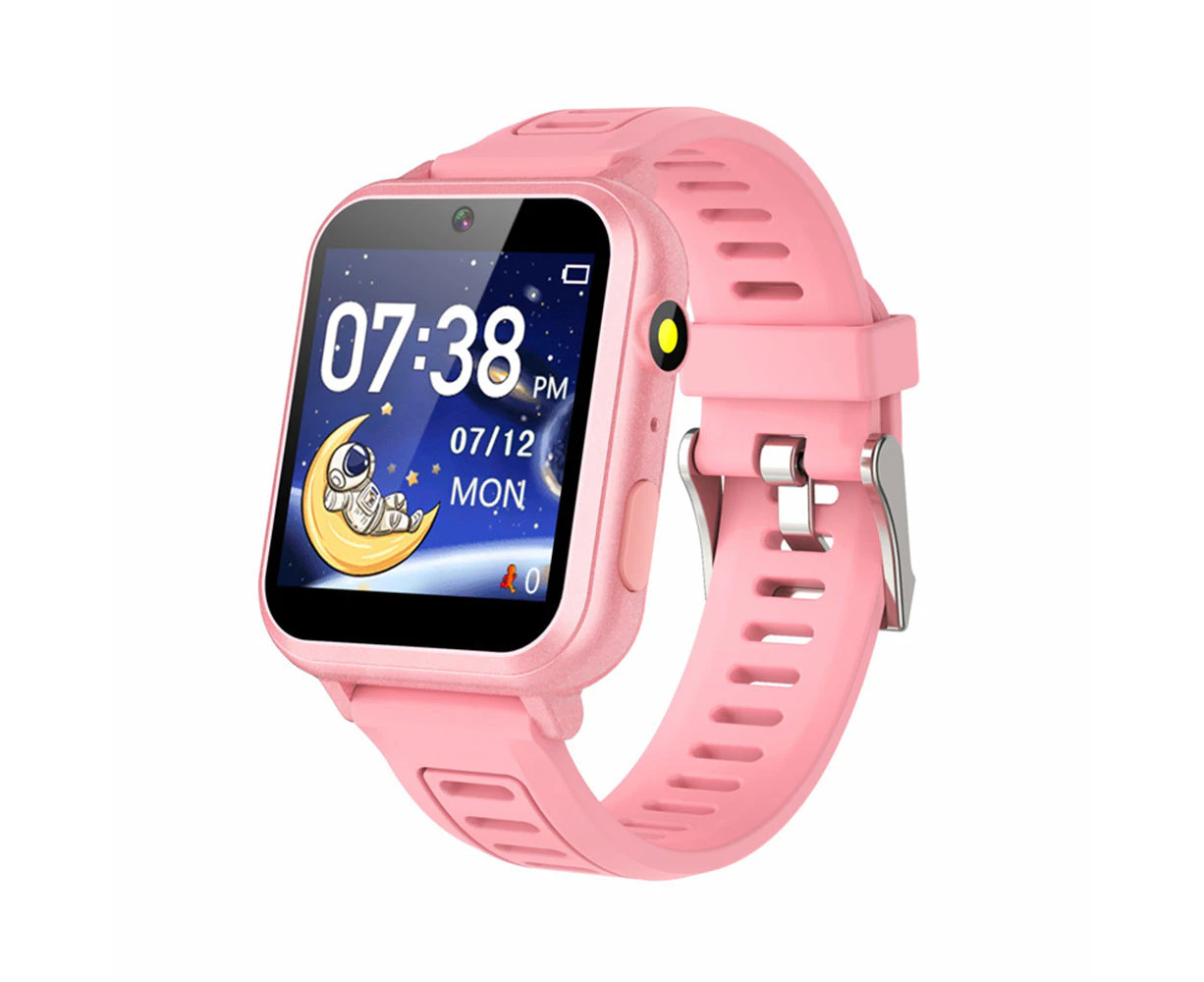 Children's Smartwatch with 14 Fun Games - USB Charging - Pink