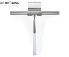 Better Living LINEA Luxury Shower Squeegee - Silver/White