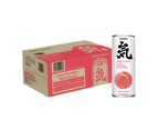 24 pack, GENKI FOREST 330ml White Peach Sparkling Water cans