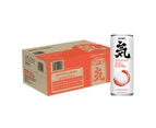 24 pack, GENKI FOREST 330ml Lychee Fizzy Sparkling Water cans
