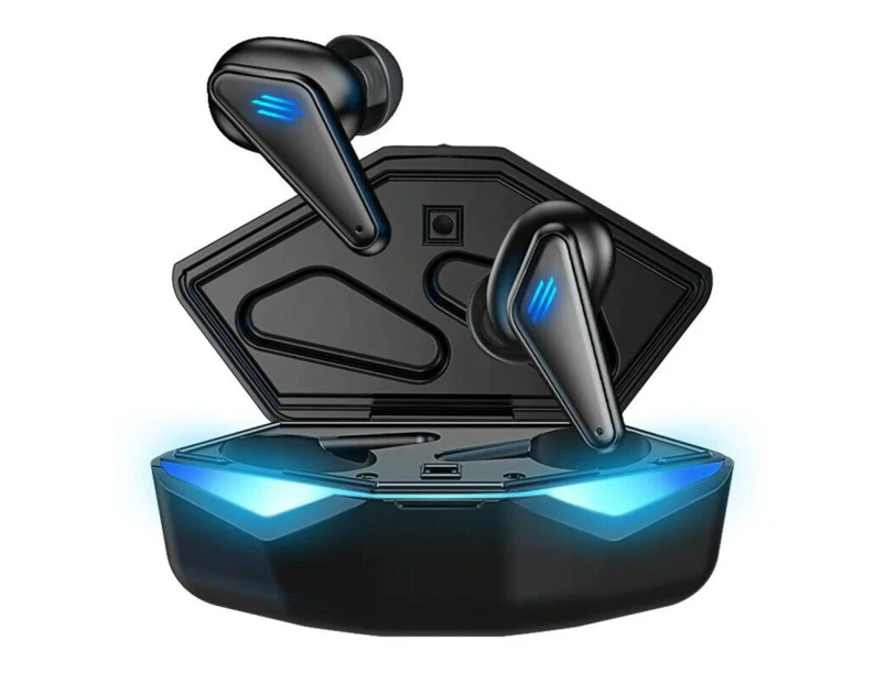 TWS Wireless Gaming Bluetooth Headset Earbuds with USB Charging Case