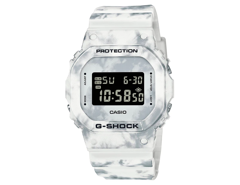 Casio G-Shock Men's 43mm DW-5600GC-7DR Resin Watch - White/Camo