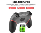 TEGAL Bluetooth Wireless Game Controller for Nintendo Switch Pro Remote Gamepad with Dual Vibration Grey