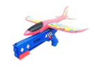 Plane Gun Airplane Launcher Toy Catapult Outside Flying Launcher Outdoor Toys
