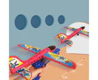 Plane Gun Airplane Launcher Toy Catapult Outside Flying Launcher Outdoor Toys