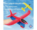 Plane Gun Airplane Launcher Toy Catapult Outside Flying Launcher Outdoor Toys