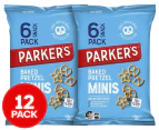 2 x 6pk Parker's Baked Mini Pretzels