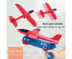 2 Plane Gun Airplane Launchers Set Toy Catapult Outside Flying Launcher Outdoor Toys