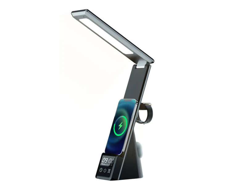 15W LED Table Lamp and Wireless Charging Station- USB Interface