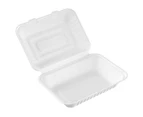 36pc Lemon & Lime 1000ml Eco Sugarcane Disposable Container Food Box Takeaway WH