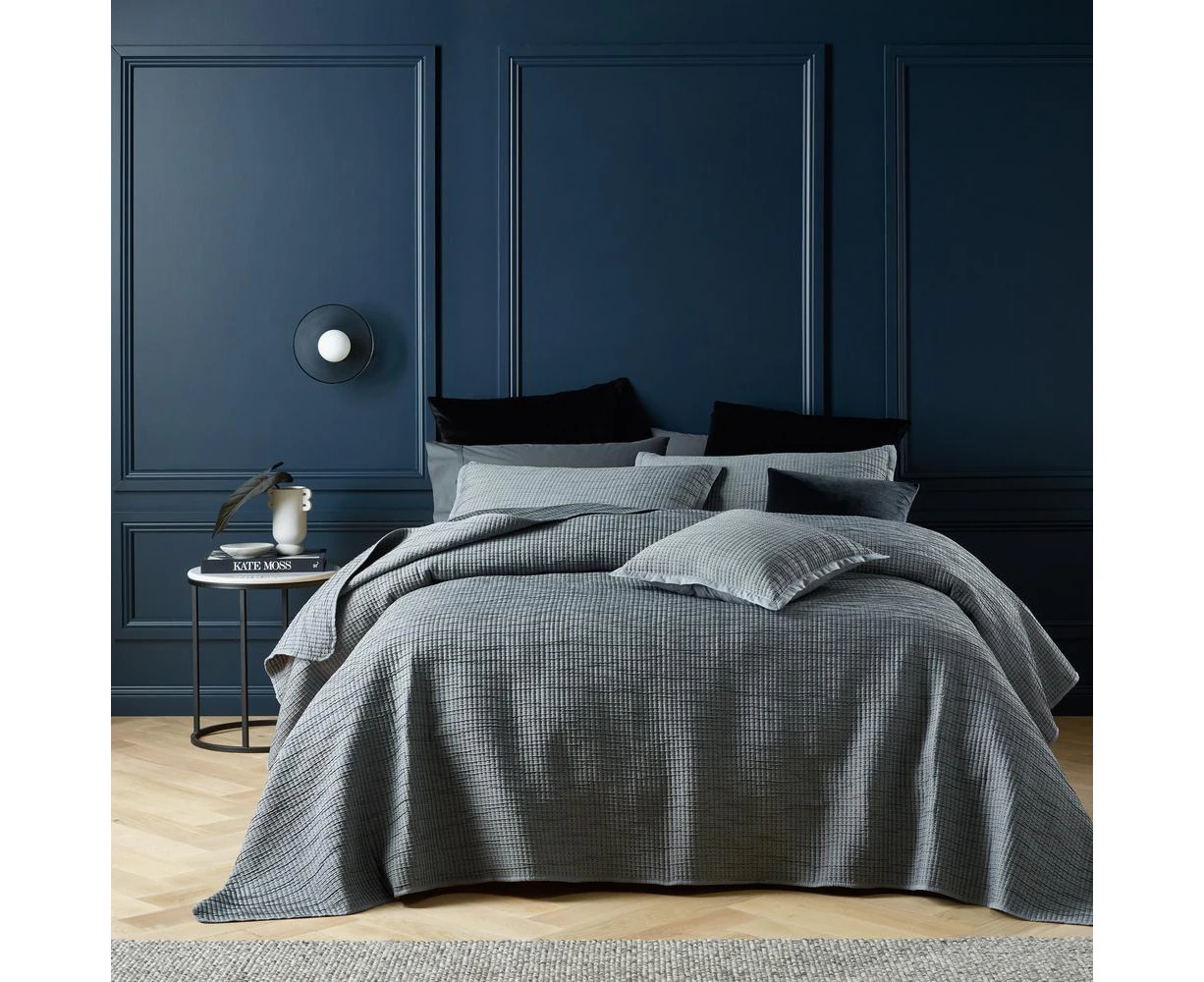 Orion Coverlet Set (Grey) - Queen/King