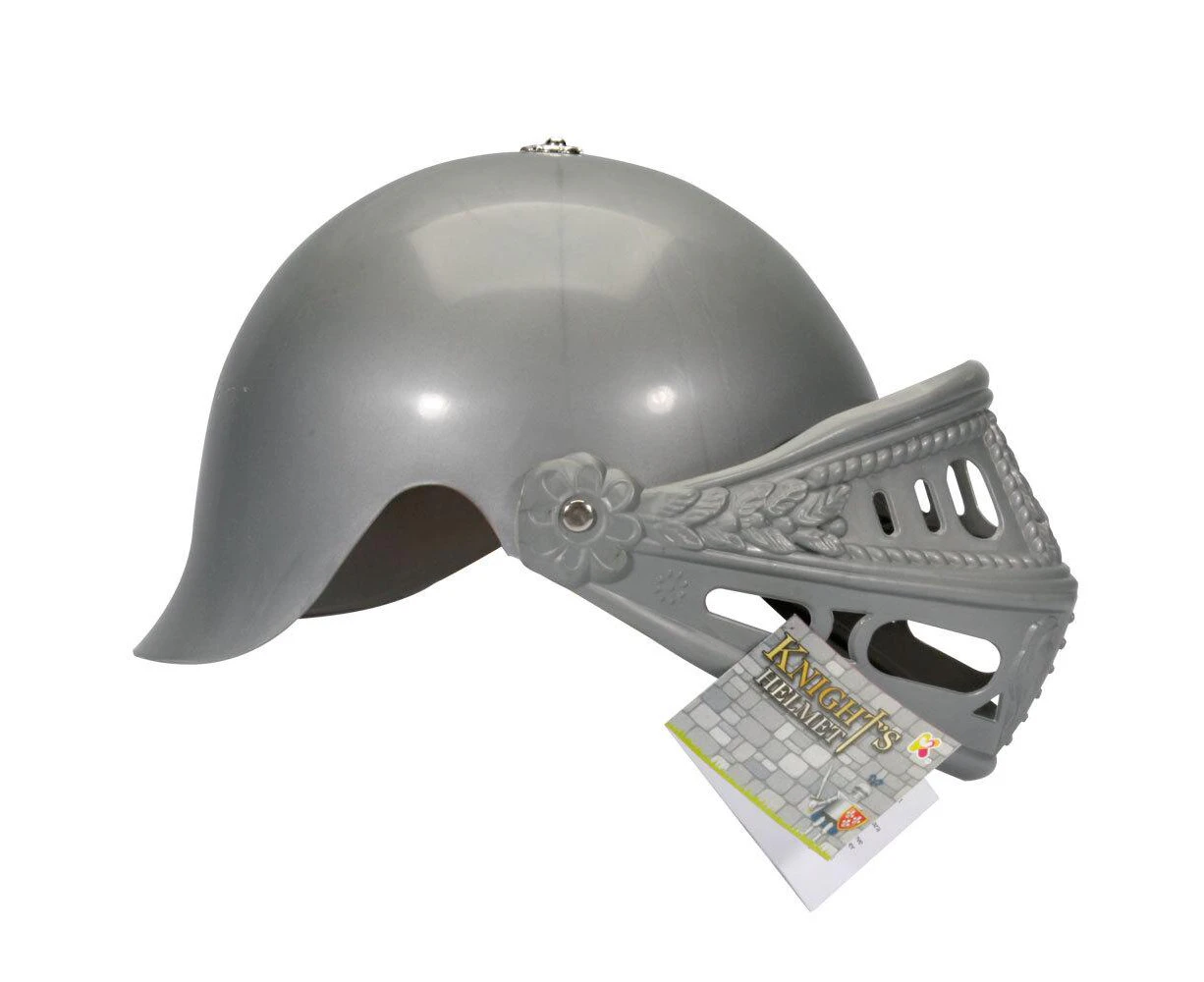 Knight Helmet (Silver) - 20cm