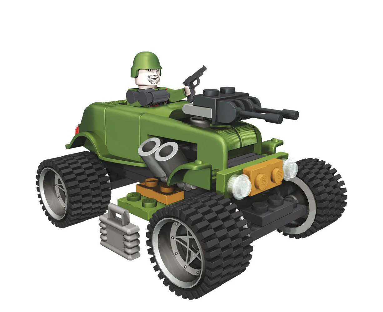 Small Army - Alpha Military Vehicle Construction Set - 60 Piece