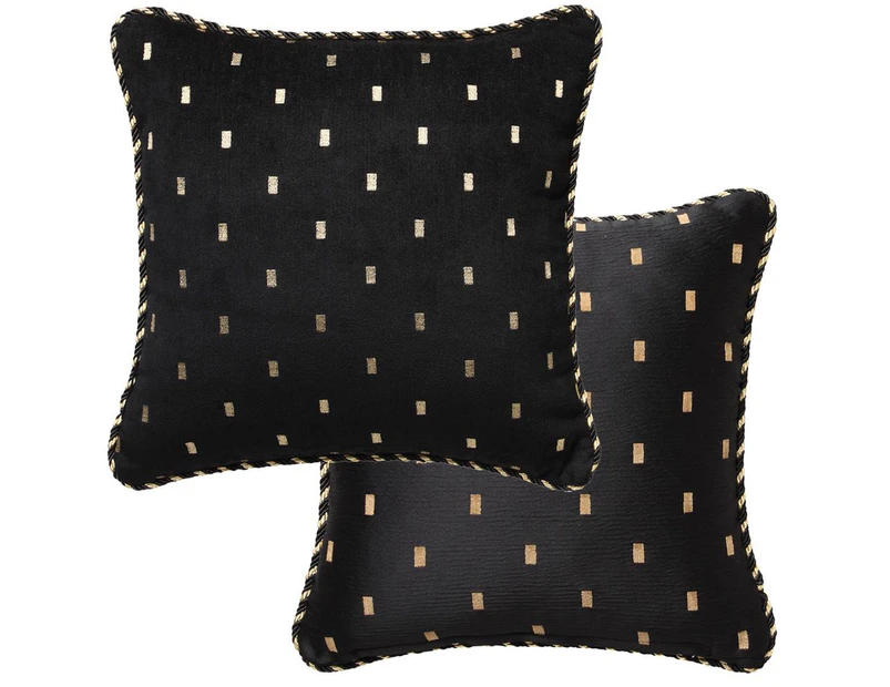 Massimo Square Filled Cushion (Black)