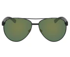 Lacoste Unisex L185S315 Sunglasses - Matte Green/Blue