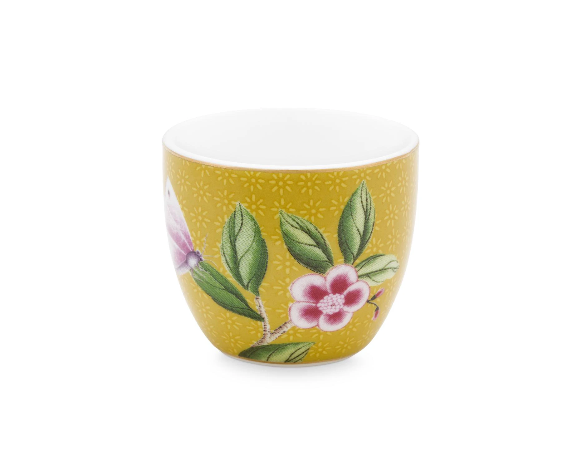 Blushing Birds Egg Cup (Yellow)