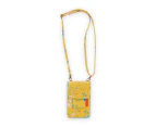 Petites Fleurs Phone Bag (Yellow) - 11cm x 18cm