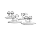 Jot Adhesive Suction Hooks Set of 4 - Clear