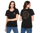 Unit Women’s Zenith Tee / T-Shirt / Tshirt - Black