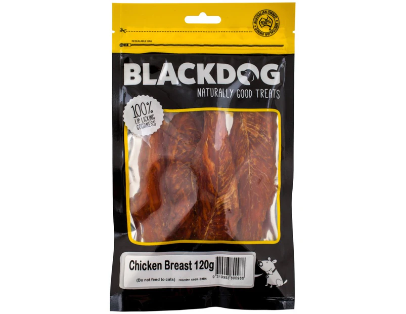 Blackdog Chicken Breast Fillets Dog Treats 120g