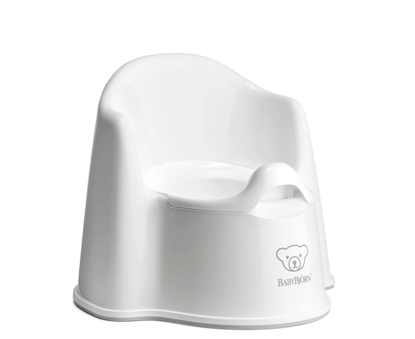 Potty Chair for Toilet Training (White/Grey)