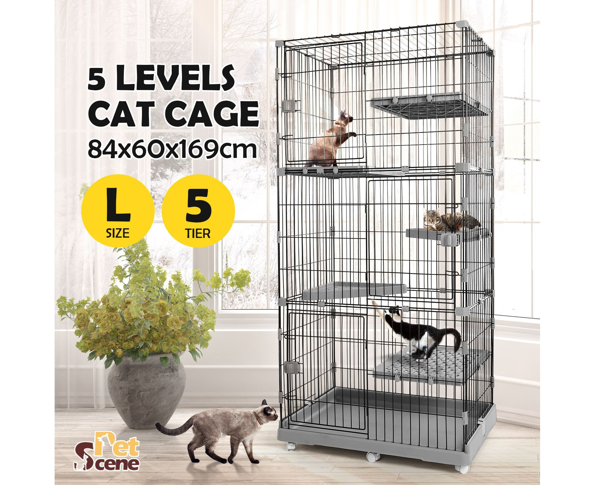 3 tier ferret cage