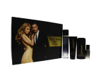 Paris Hilton Gold Rush Man For Men  4 Pc Gift Set EDT Spray 15ml/0.5oz EDT Spray 90ml/3.0oz Hair Body Wash 81ml/2.75oz Alcohol Free Deodorant Stick 1