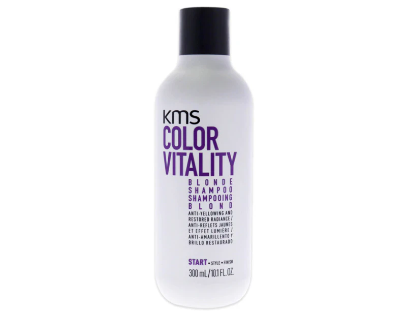 Color Vitality Blonde Shampoo by KMS for Unisex - 10.1 oz Shampoo