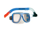 Bermuda Silicone Mask & Snorkel Set (Blue)
