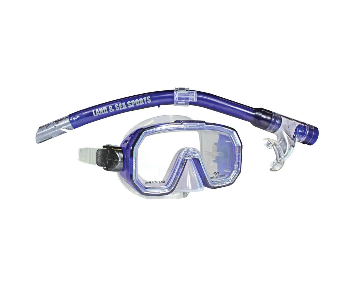 Kakadu Junior Silicone Mask & Snorkel Set (Cobalt)