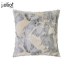 J.Elliot Home 50x50cm Arctic Faux Fur Cushion - White/Grey
