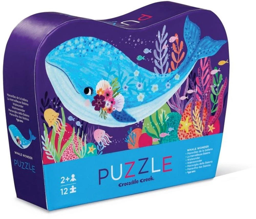 Whale Wonder Mini Puzzle, 12 Pieces