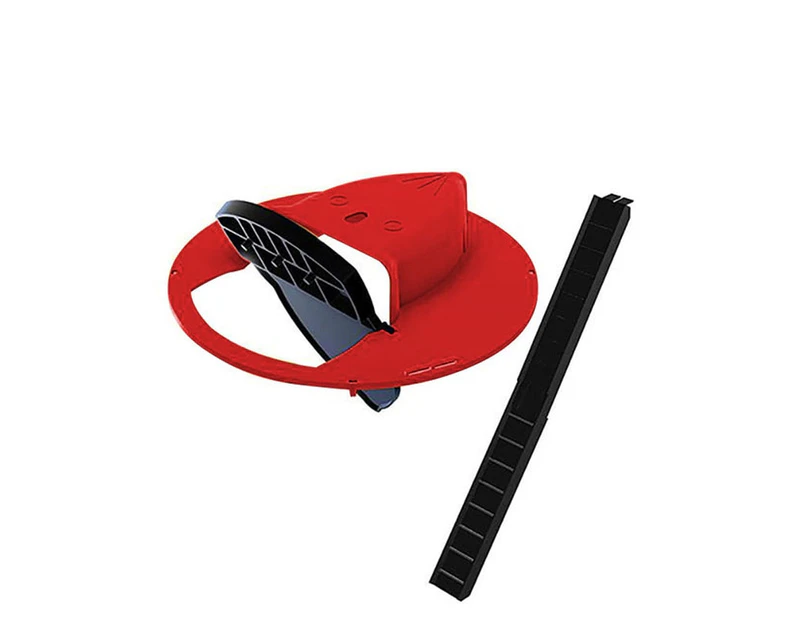 Smart Mouse Trap Slide Bucket Lid Flip Slide Rat Trap - Red