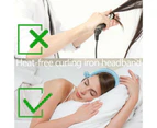 Friter Heatless Curling Rod Headband Silk Curling Ribbon Hair Rollers Lazy Curler Set - Leopard Print
