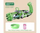 Magic Dolphin Gatling Bubble Gun Automatic Bubble Machine Gun Soap Bubble Blower Outdoor Kids Child Toy For Kids - With light 4