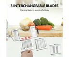 Multi-Purpose Vegetable Slicer Stainless Steel Peeler Grater Shredder Cutter Set Kitchen Tool