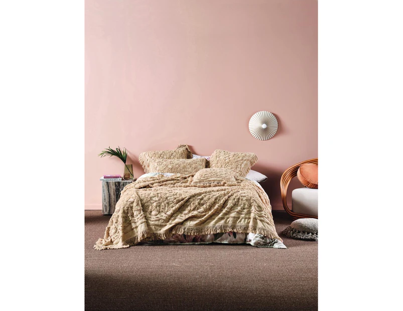 Somers Bed Cover (Sand) - 240x260cm
