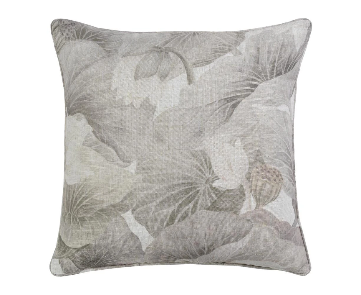 Avril Feather Cushion (Shiitake) - 55cm