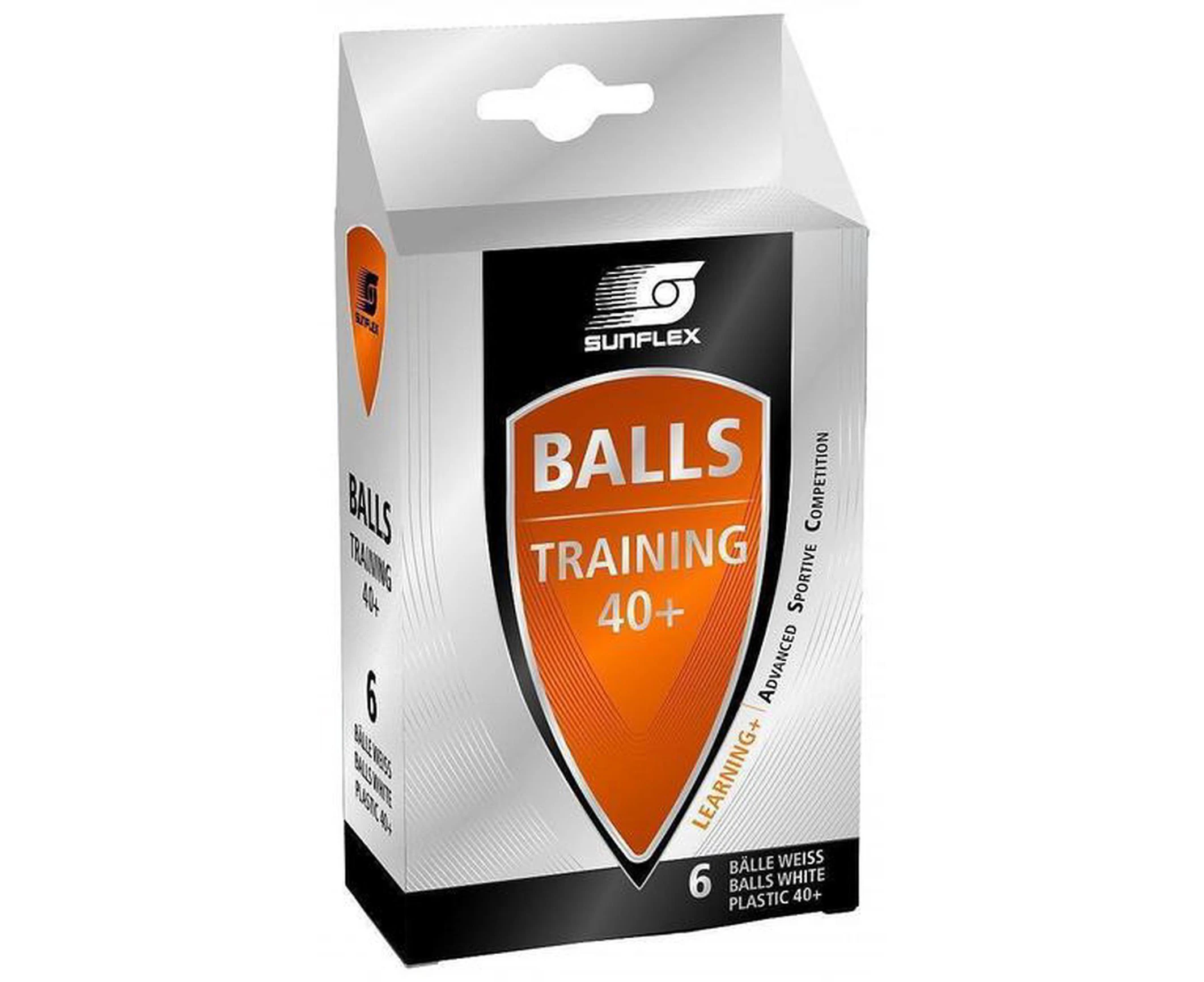 Training Table Tennis Ball 20605, 6 Piece (White)